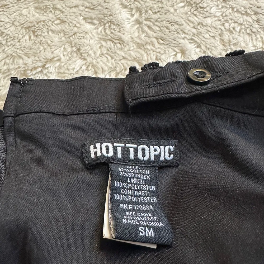 Small Pin Up Floral Rose Black White Red Polka Dot Floral Dress Pinup - Image 10