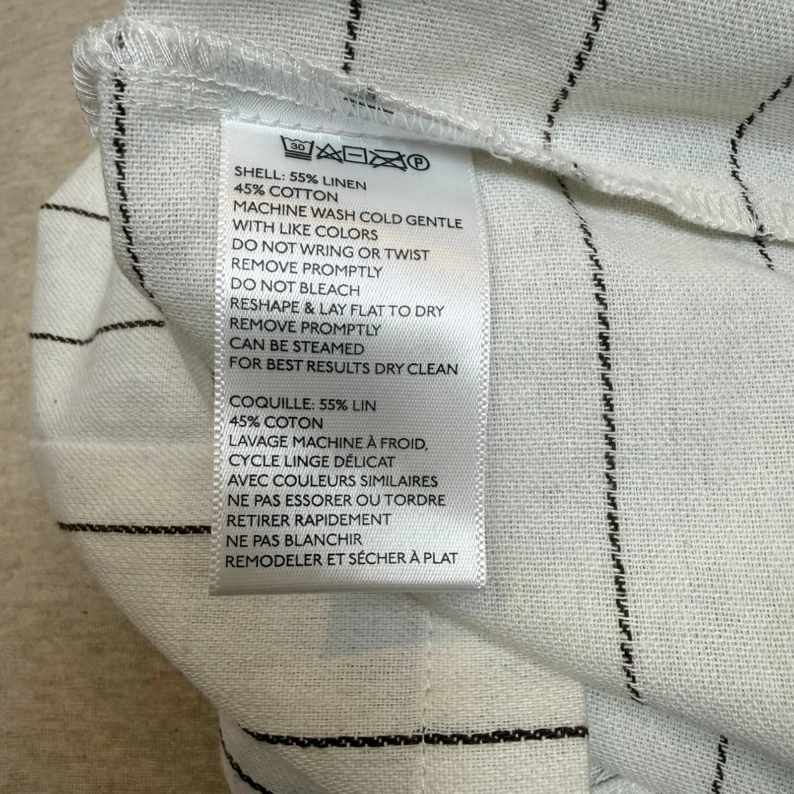 Urban Outfitters Wrap Skirt Linen Clean Girl Boho Capsule Wardrobe Minimalist - Image 4