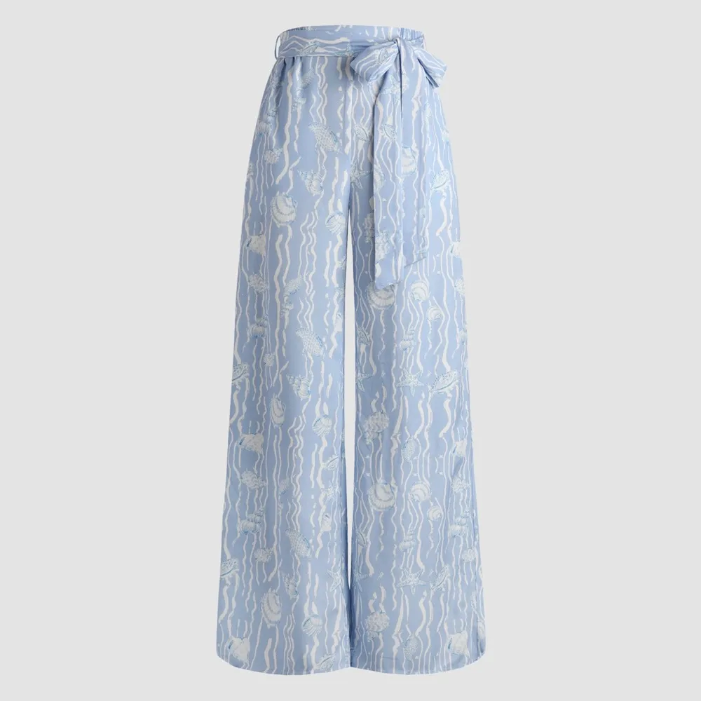 Size XS babyblue seashell pants - Image 2