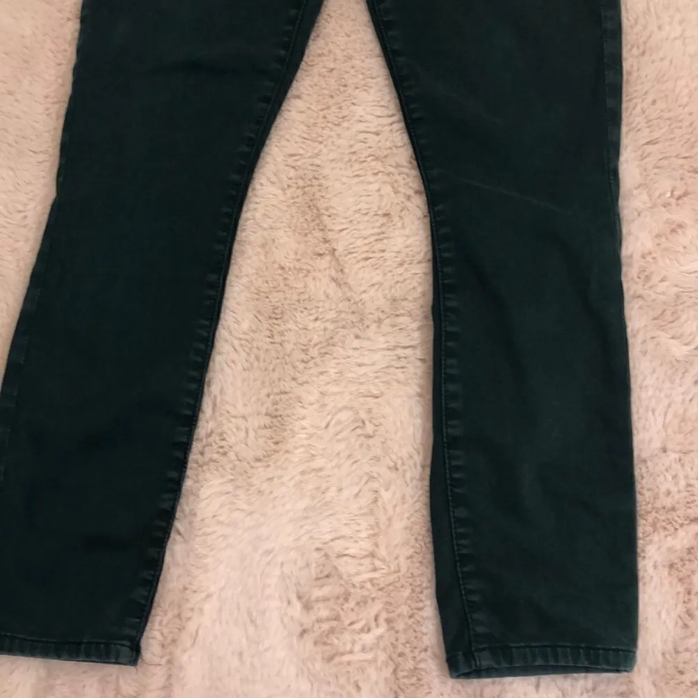 7 for all mankind forest green skinny cropped jean - Image 5