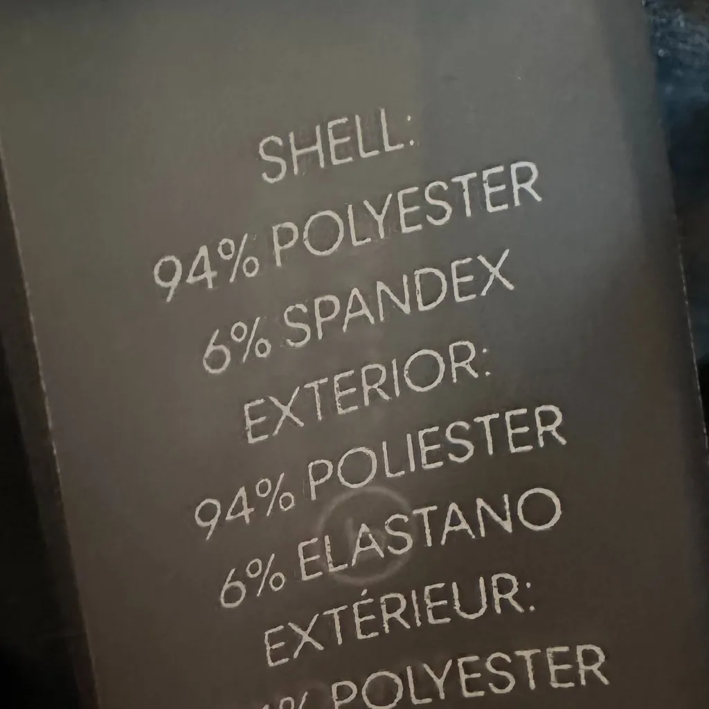 Calvin Klein Black Jumpsuit Ruffle Sleeves Wide Leg Pockets Office Size 6 Womens - Image 9