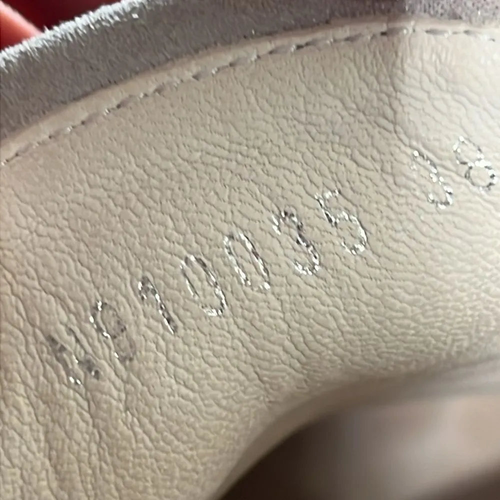 AGL, Metallic Cap Toe Zip Sneaker size 8/38 A17 Gray - Image 10