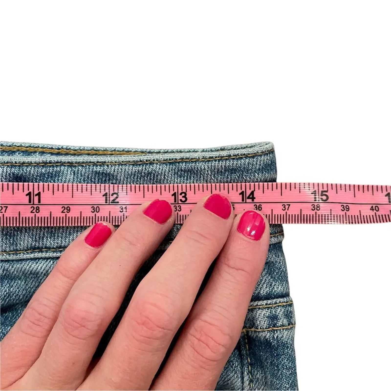 SLVRLAKE Scarlett Kick Flare Jeans Blue Size 26 - Image 8