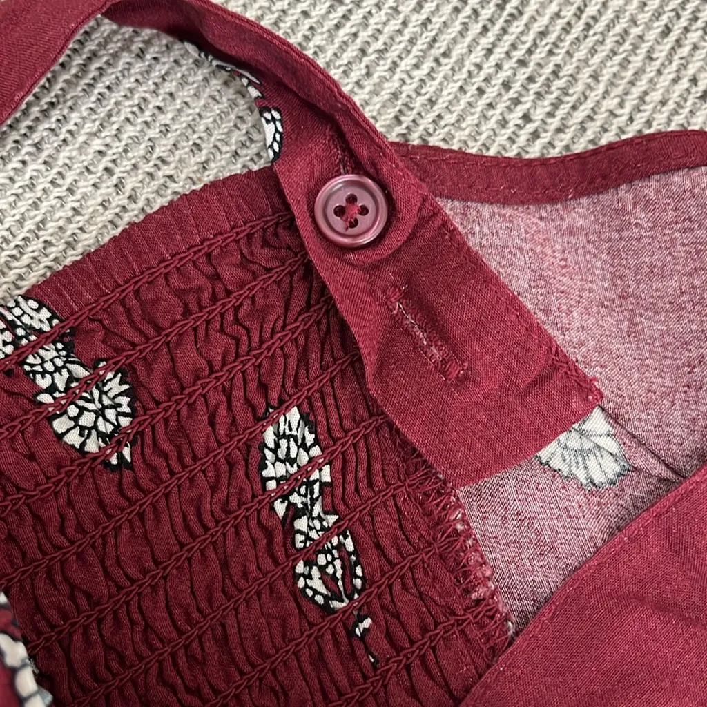 Old navy printed paisley midi dress - Image 7