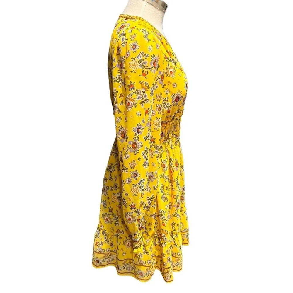 Max Studio Yellow Floral Dress Size S NWOT - Image 5
