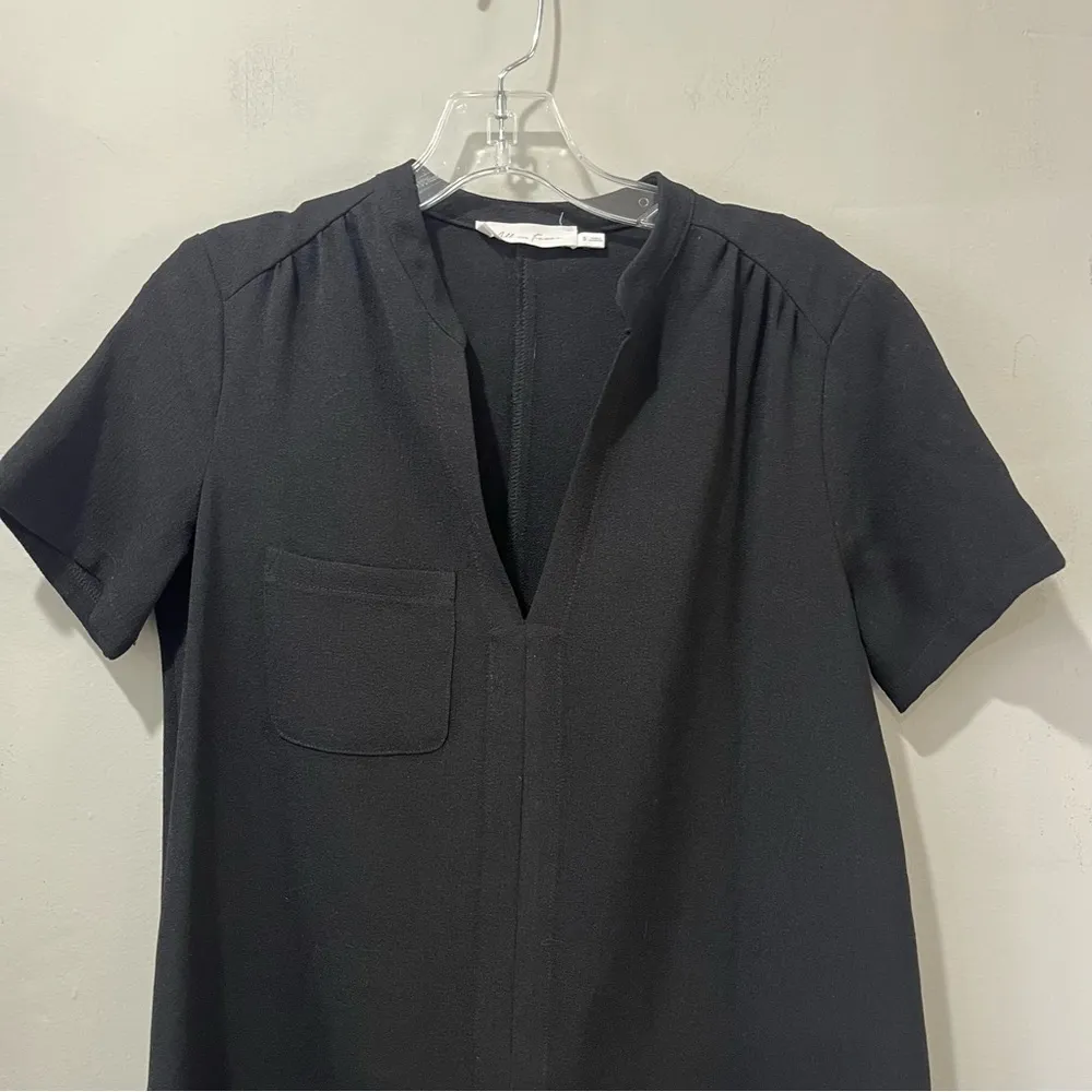 All in Favor Women's New Black Casual Shift Dress Medium Size Small Short Sleeve - Image 4
