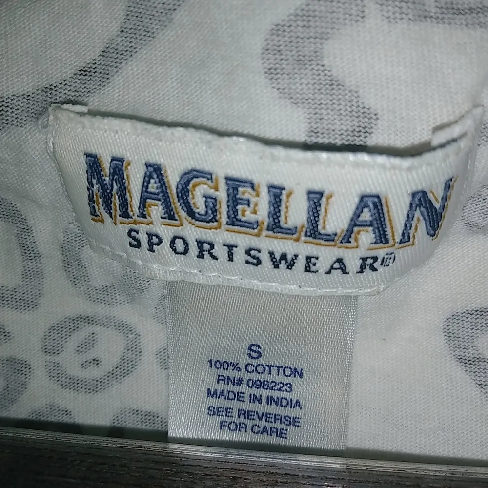 Magellan S Turquoise Hombre Peasant Top - Image 7