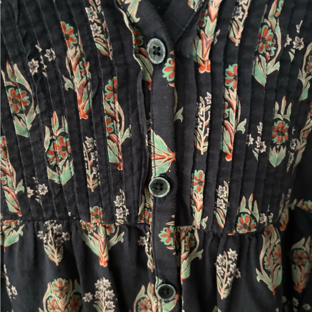 Maeve Sleeveless Button Up Top. Pleated.‎ Sz. S. - Image 3