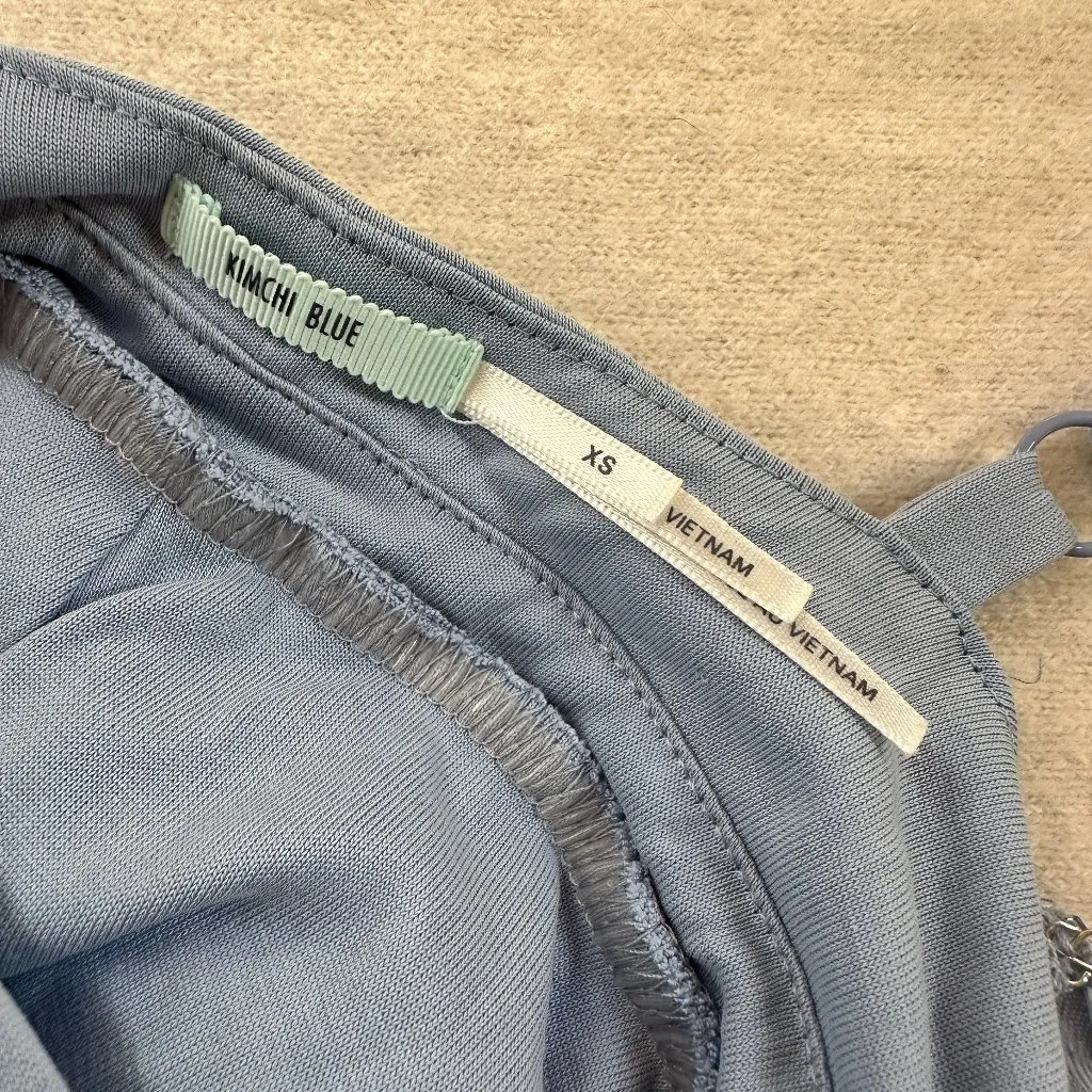 Urban Outfitters Kimchi Blue Wrap Front Romper Size XS Light Blue - Image 8