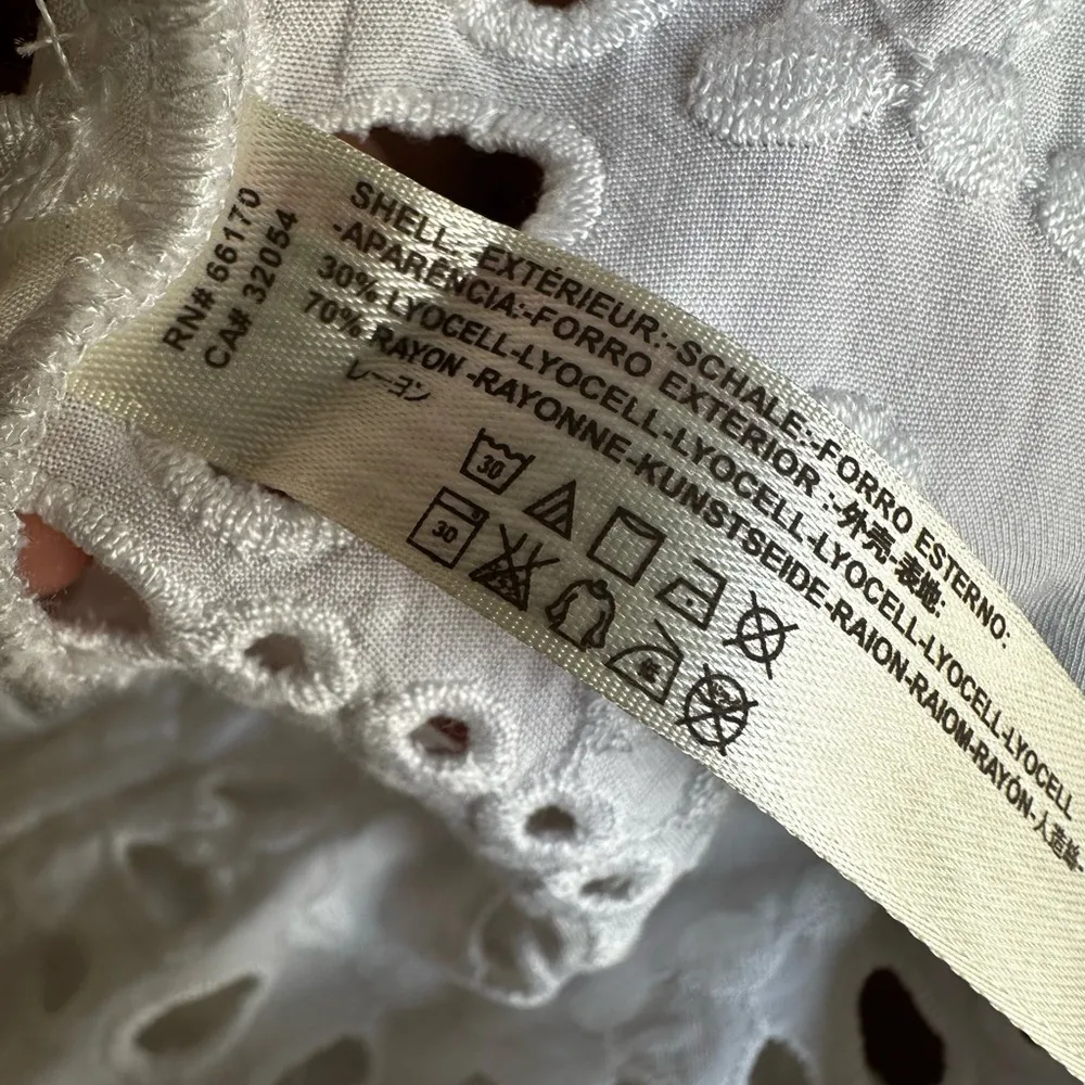 Intimately Free People White Eyelet Lace Halter Top Swing Festival Sheer Boho - Image 10