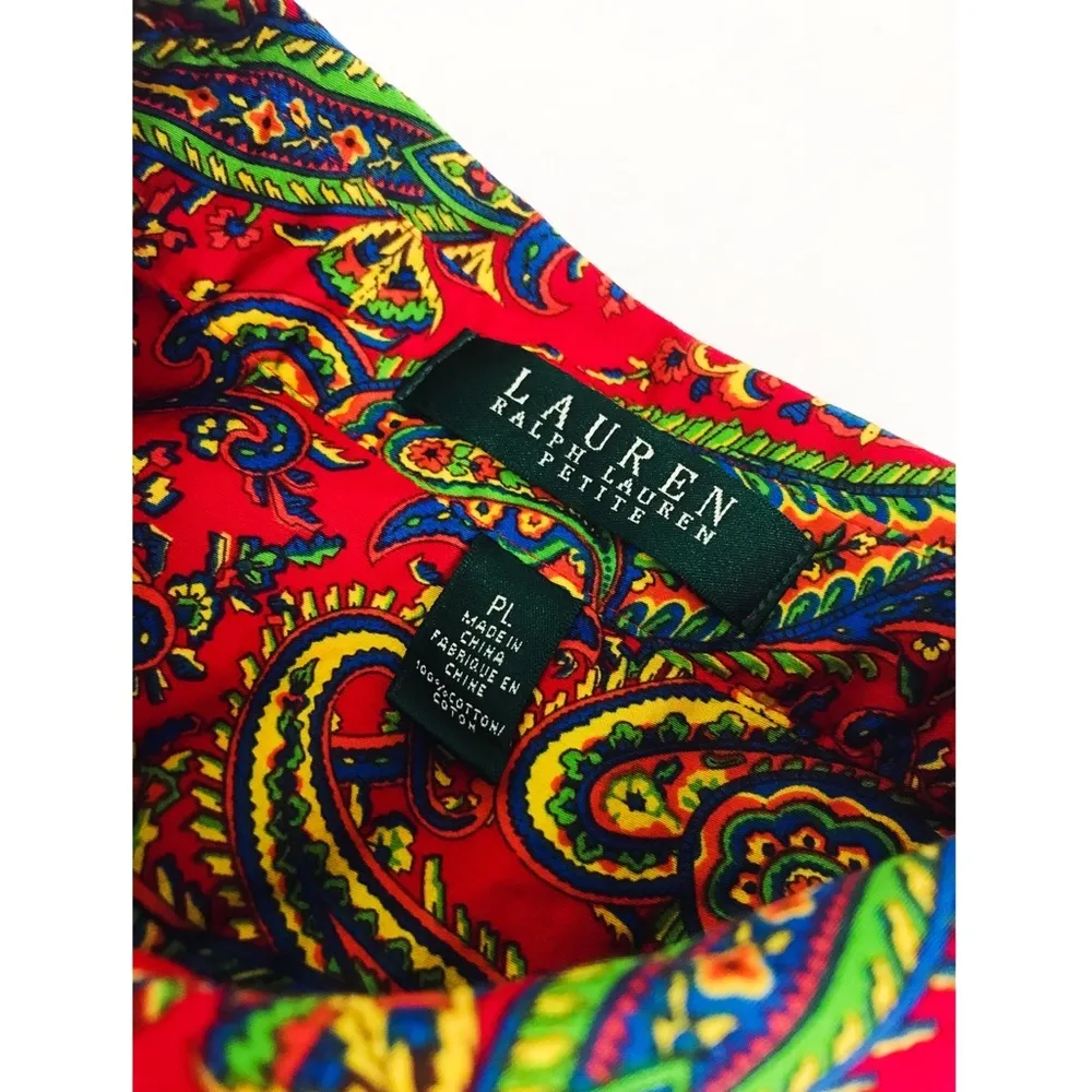 Vintage Ralph Lauren Paisley Button - Image 13