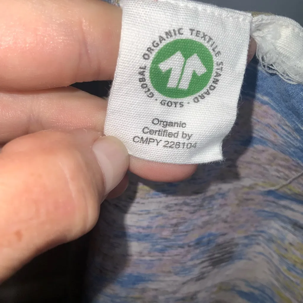 Cleobella Irena Blouse in Azucar Print Raglan Sleeves Button Front Small - Image 10