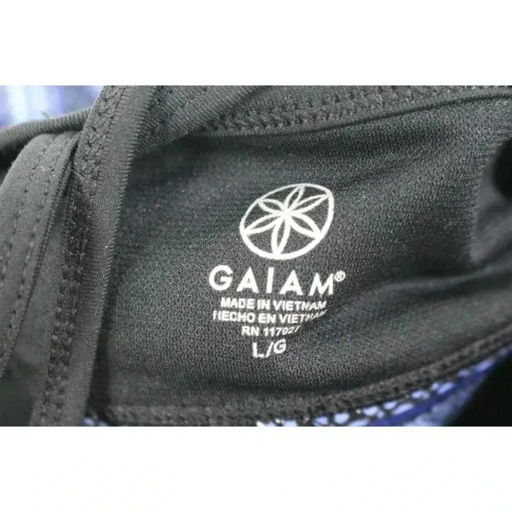 NWT L Gaiam Align Nova Strappy Workout Sports Bra Gym Large Medium Support Yoga - Image 5