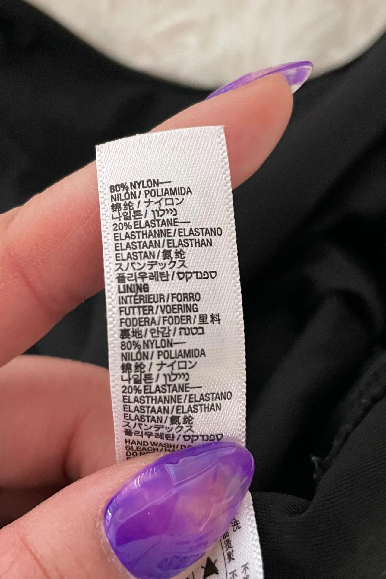 American Apparel swim black nylon tricot high cut one piece swimsuit - Image 8