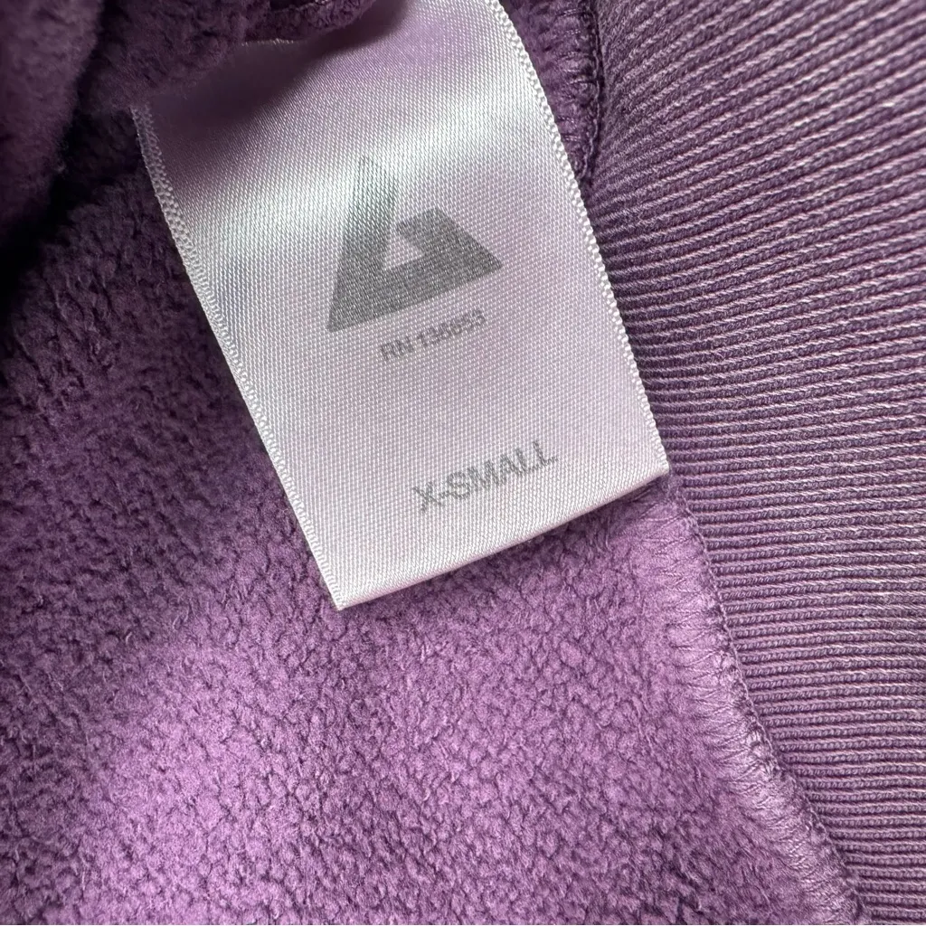 NEW American Giant The New Vintage Pullover Hoodie Sweatshirt Men’s Women’s XS Purple - Image 15