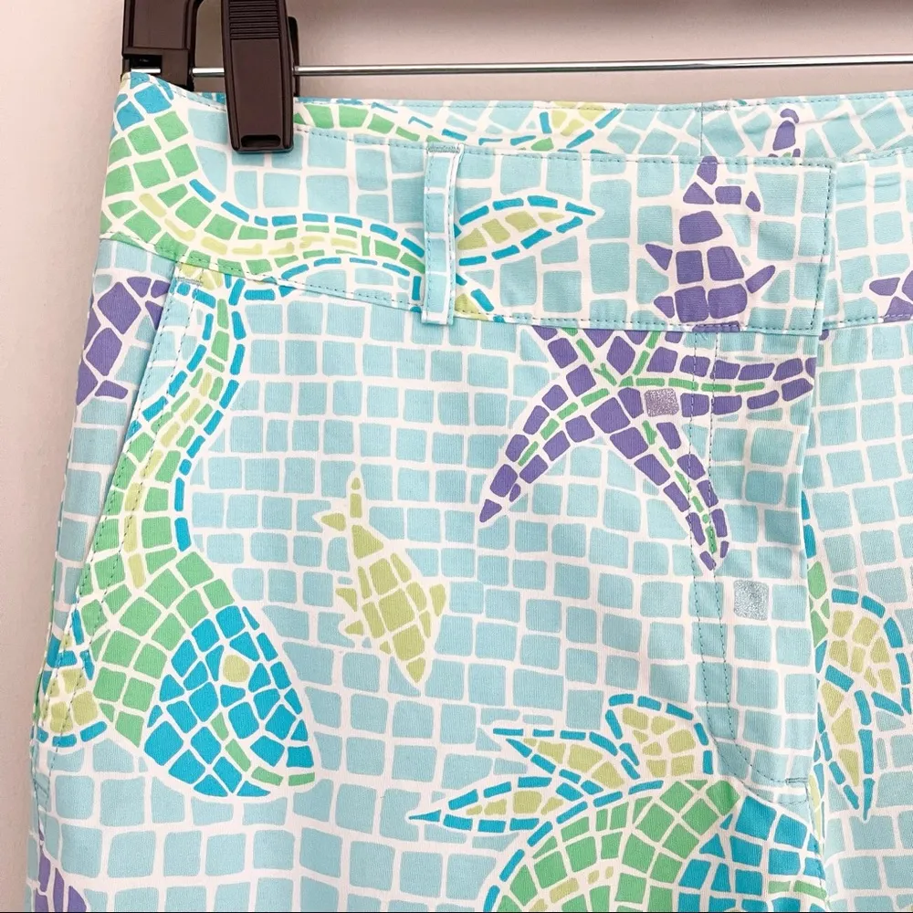 Lilly Pulitzer Ocean Tile Liza Capri Pants NWT - Image 4