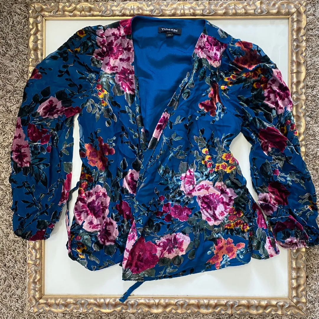 Yumi Kim floral wrap top - Image 2