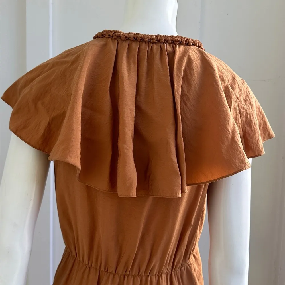 Vince Terracotta Dress- Size XS - Image 3