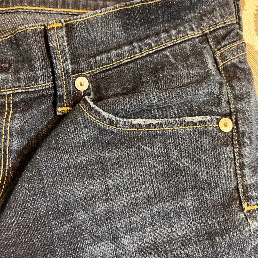 Citizens Of Humanity Ava Low Rise Blue Straight Leg Jean Classic Denim dark wash - Image 7