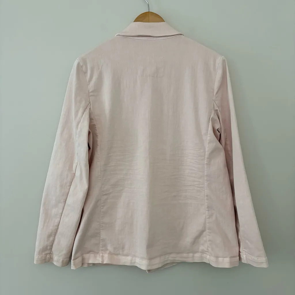 Frank & Eileen Belfast Peacoat in Ballet Cotton Blend Size M $568 Retail - Image 5