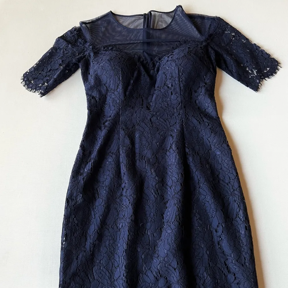 Lace Overlay Formal Maxi Dress - Image 10