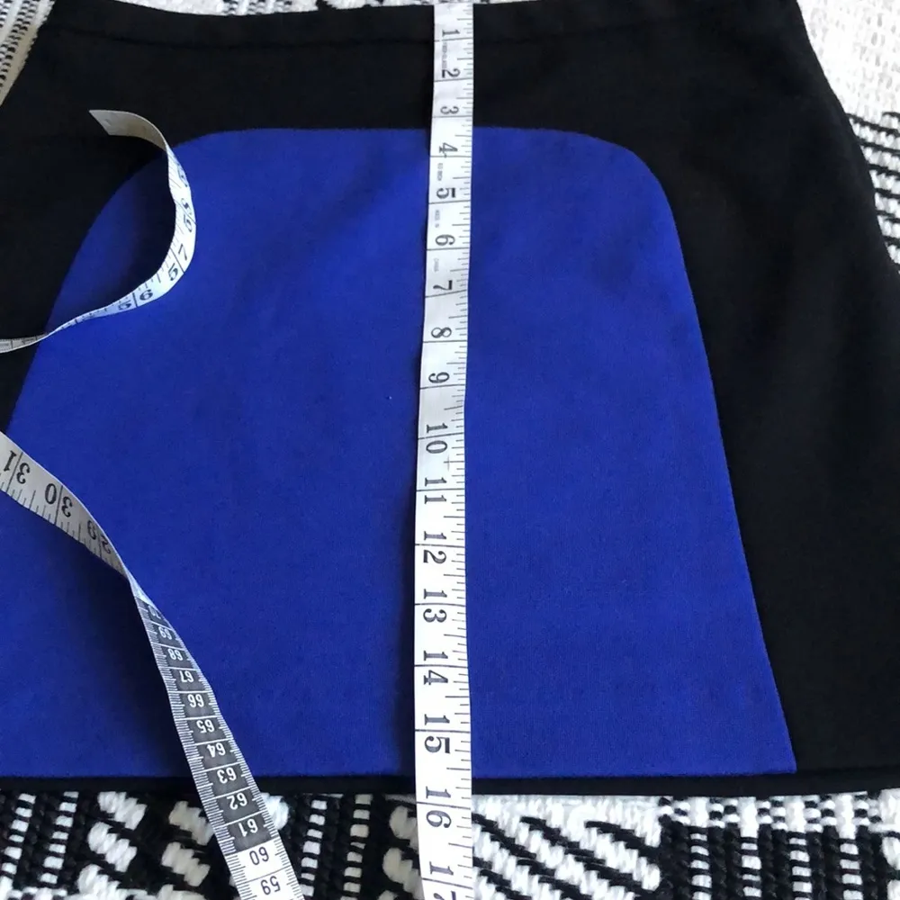 Vivienne Tam Vivienne,  color block black/ purple mini skirt - Image 6