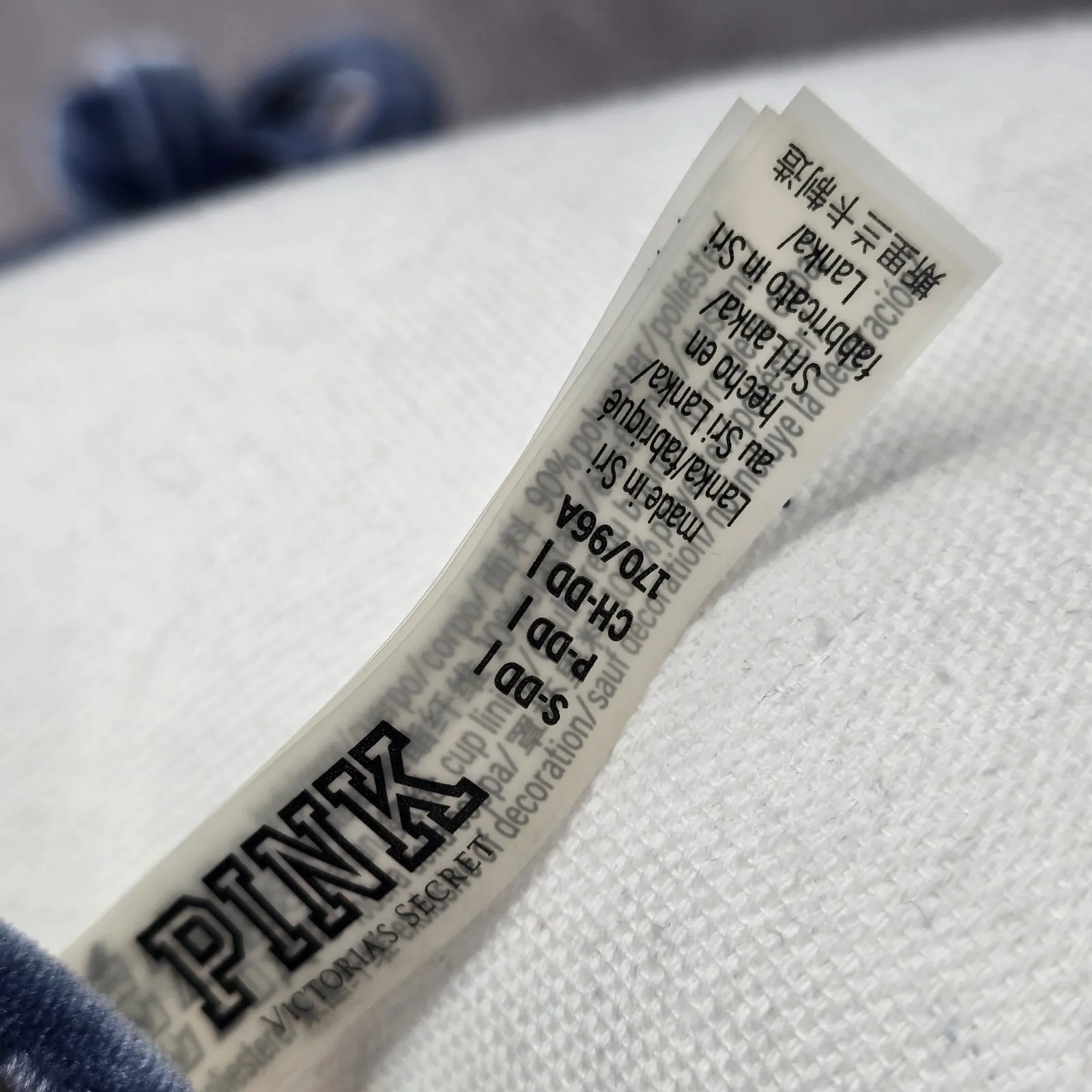 Victoria's‎ Secret Blue Pink Floral Padded Bikini Top Halter Swimwear S-DD - Image 6