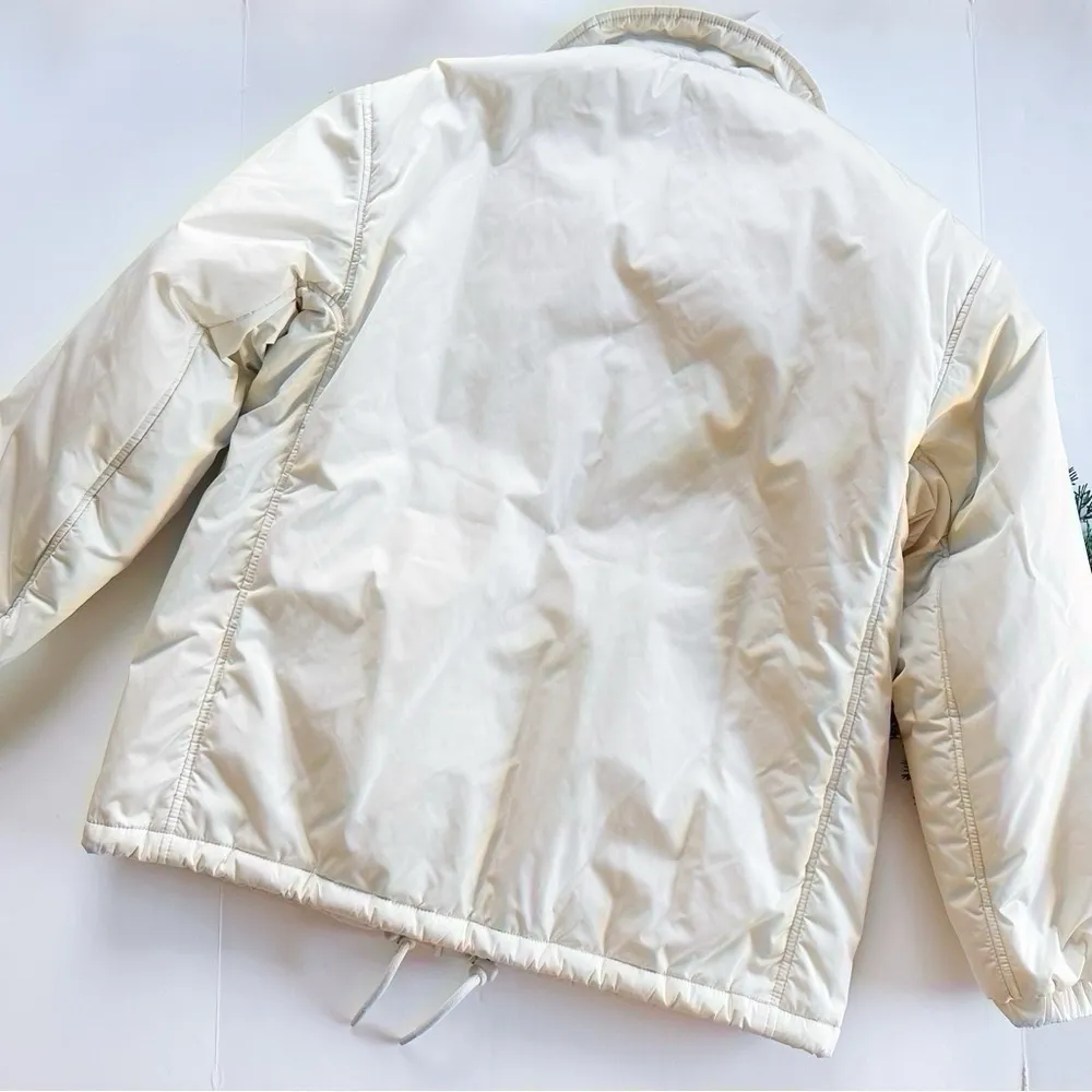 Aritzia Tna Women’s Coaches Jacket Limited Edition Matte Pearl Oversized - Image 6