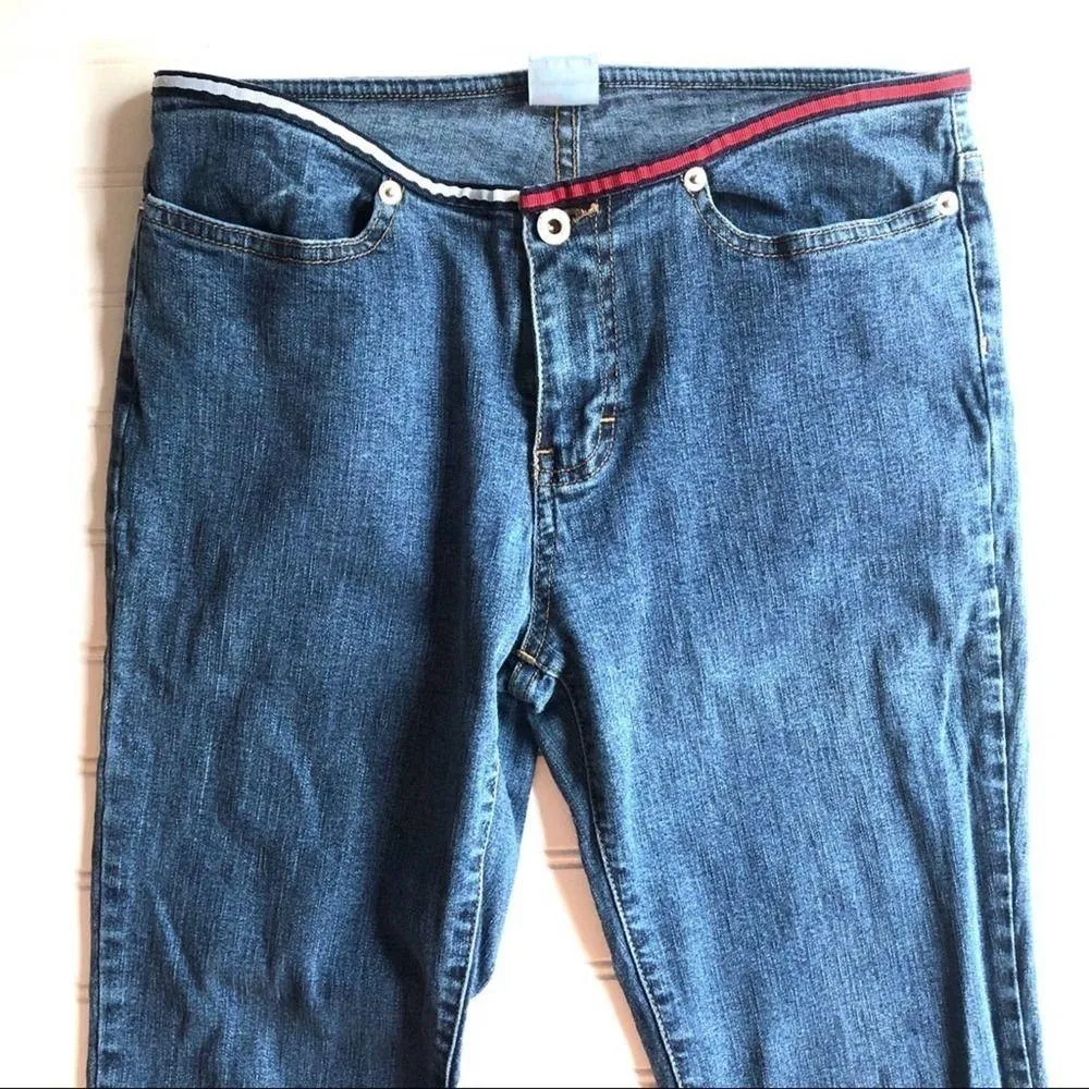 Tommy Hilfiger jeans blue size 5 Denim luy-luy streetwear Y2K vintage - Image 3