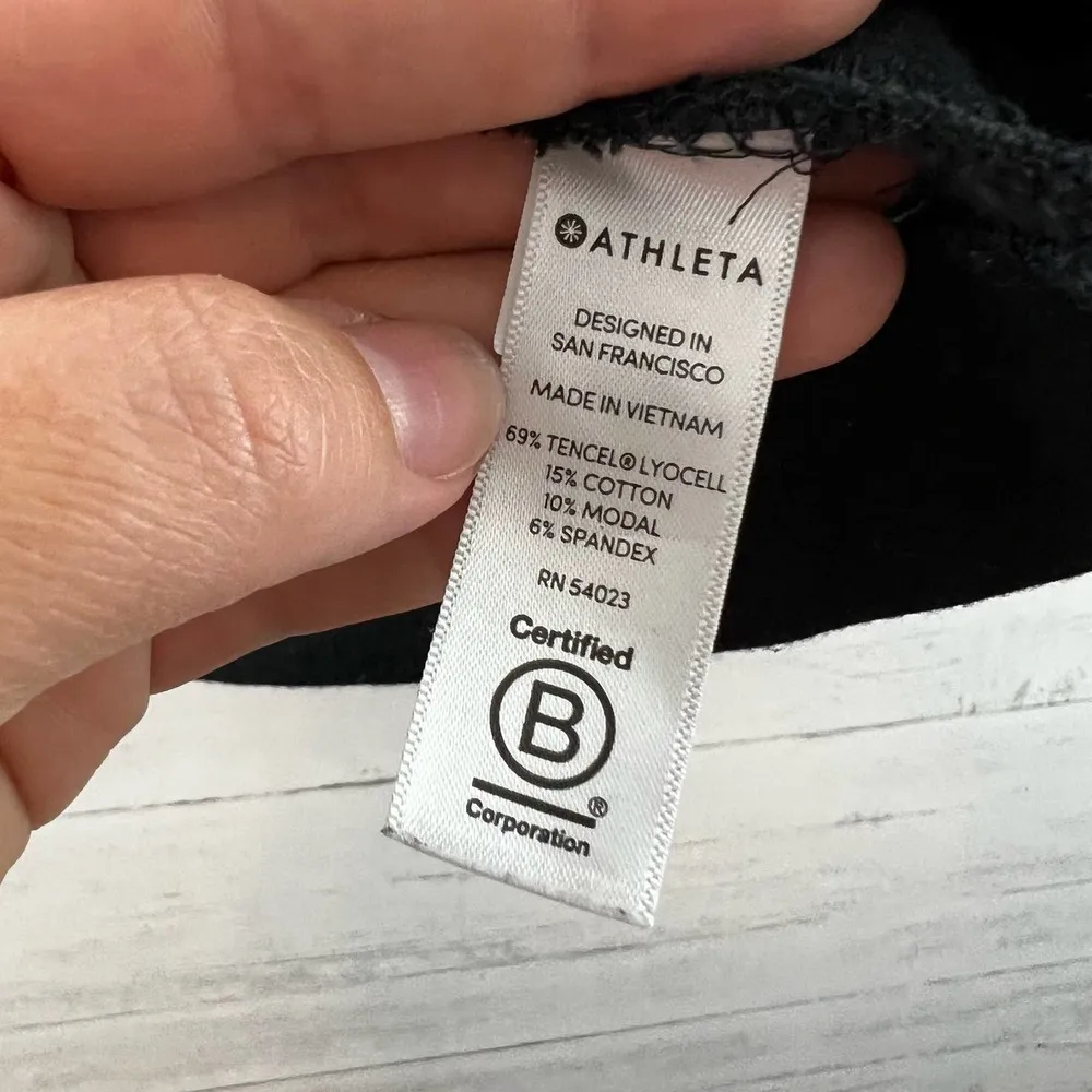 Athleta Pinnacle Criss Cross Hoodie in Black Size S - Image 8