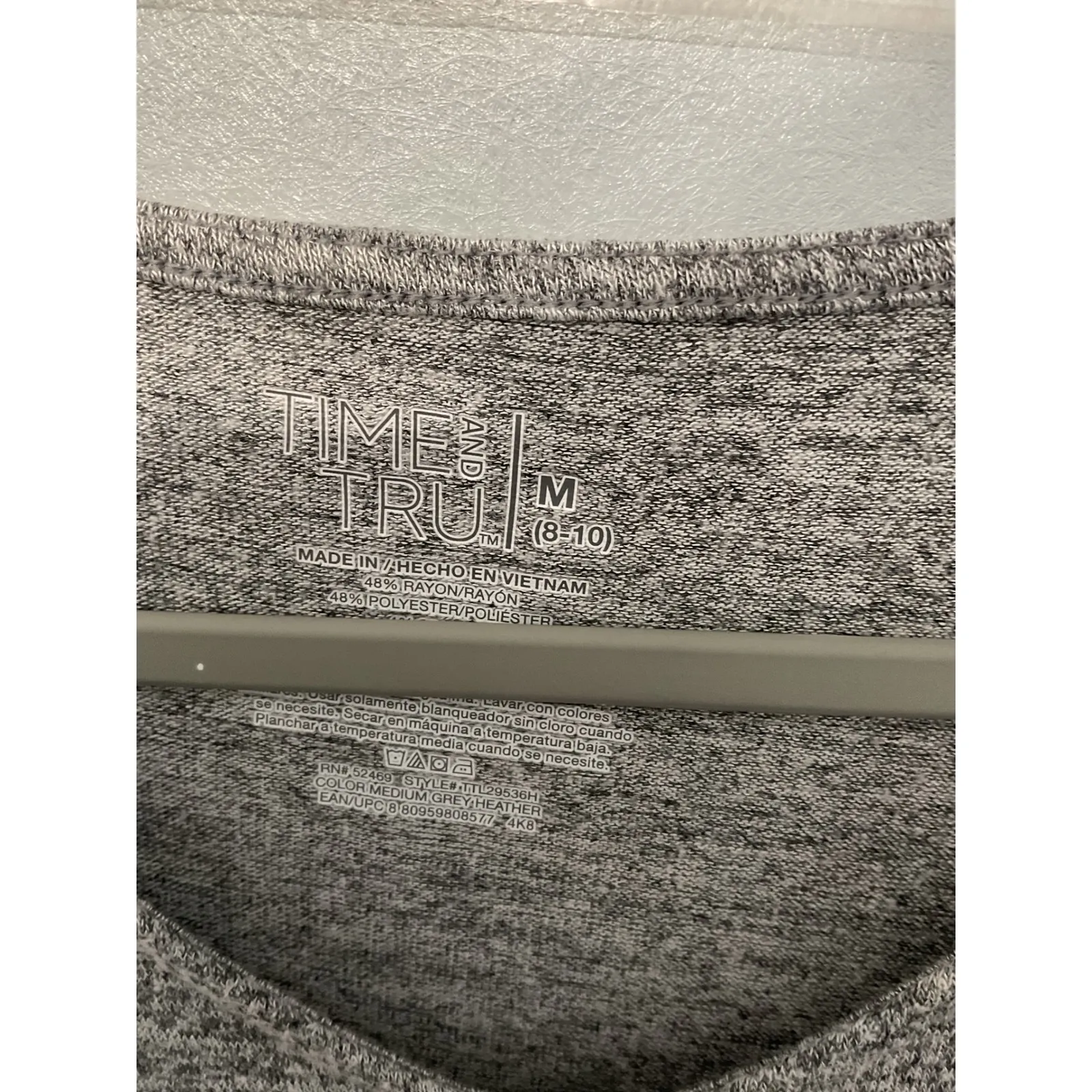 Time and Tru Women's V Neck T Shirt Dress Bundle of 3 Green Size M - Image 6