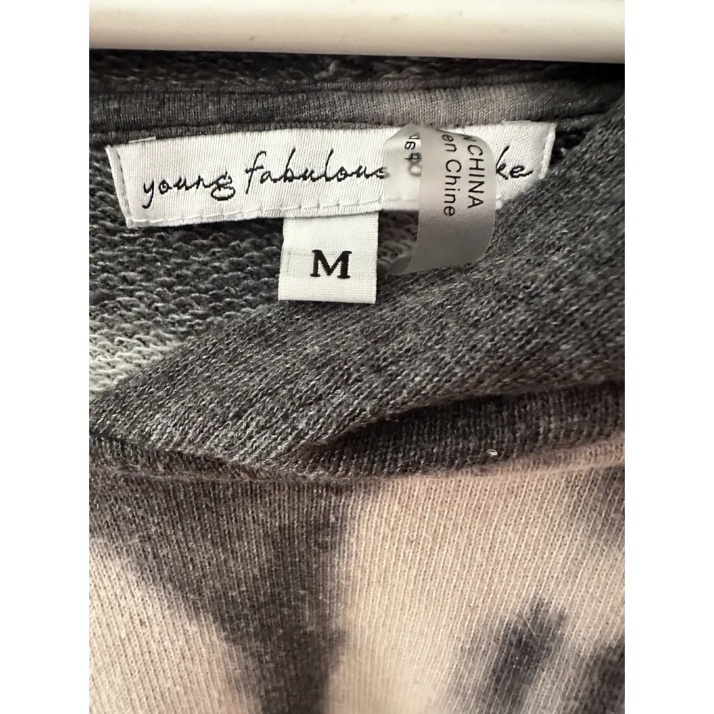 Young Fabulous & Broke Tie-Dye Hooded Sweatshirt Medium Cinched Waist & Cuffs - Image 10