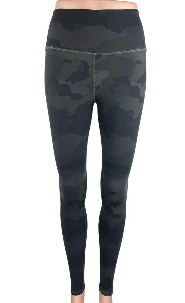 Alo Black Camo Vapor Camouflage High Rise Pull On Athletic Leggings Size XS - Image 5