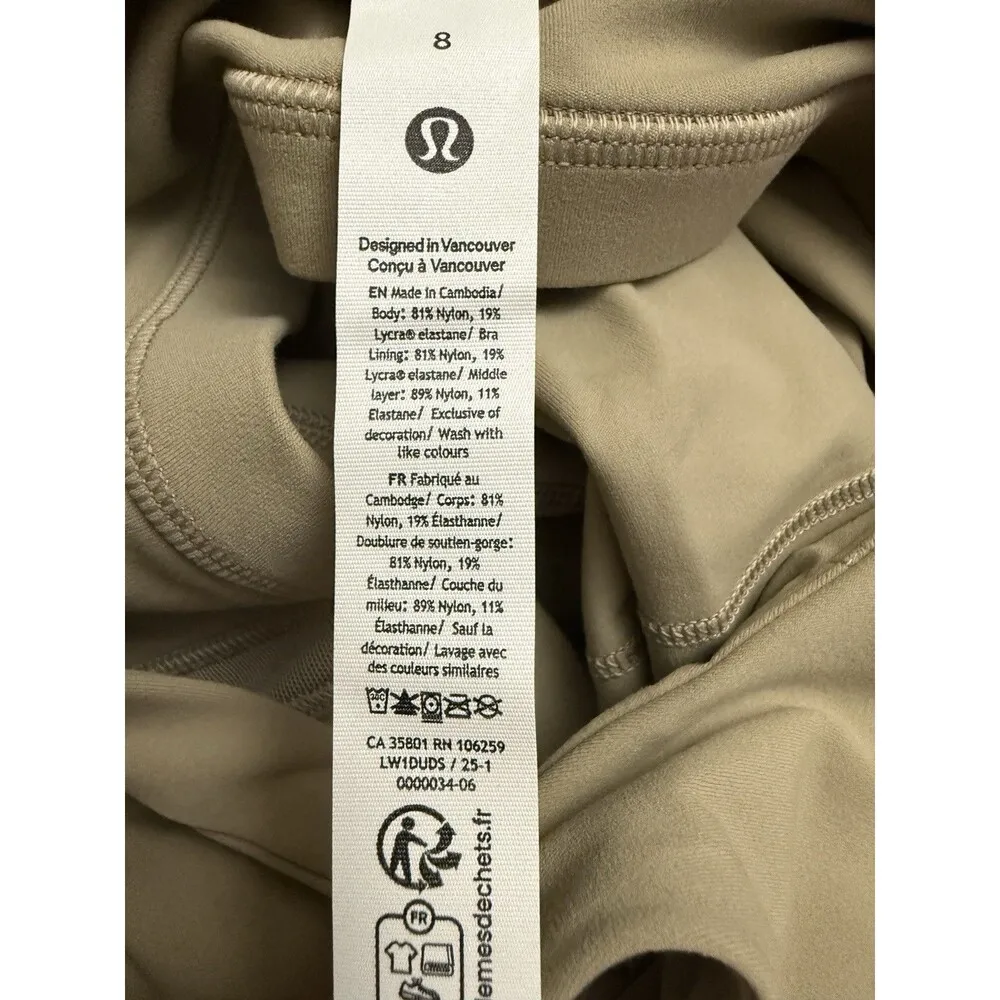 Lululemon Women’s Align Tank Top SHOK Sheer Oak Gray Size 8 New w/tag $68 - Image 6