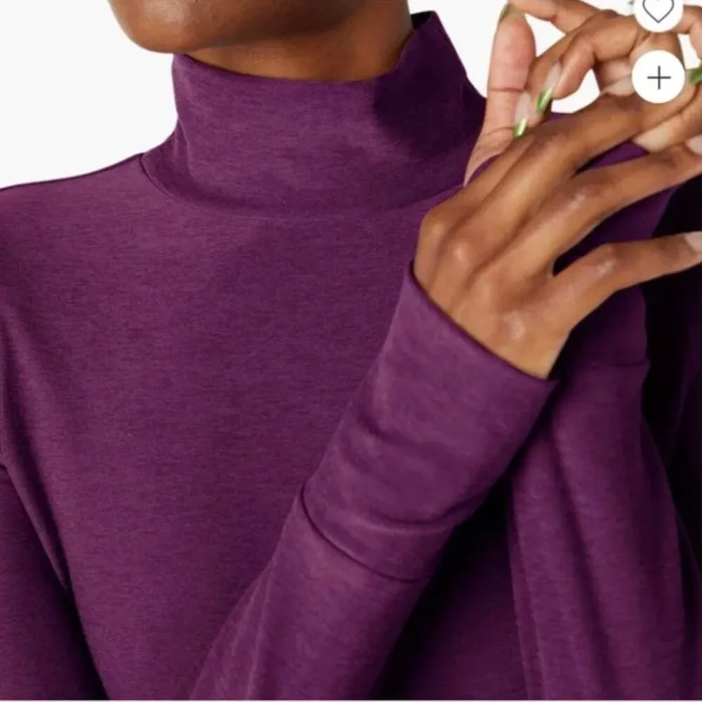 NWT Beyond Yoga Spacedye Captivating Turtleneck Pullover Color Aubee XL - Image 3