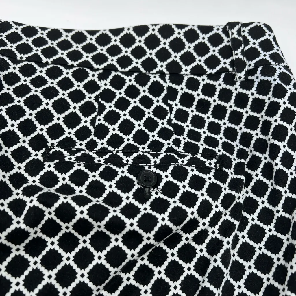 Zac & Rachel Black and White Patterned Men's Dress Pants Size 18W - Image 4