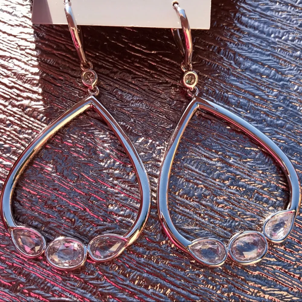 Nadri Tear Drop Earrings - Image 4