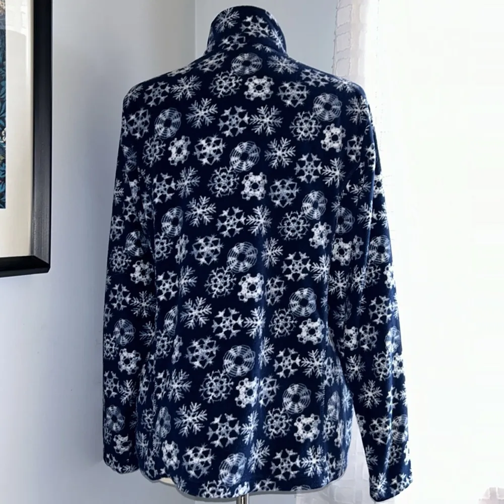 Lands End Snowflake Fleece L - Image 8