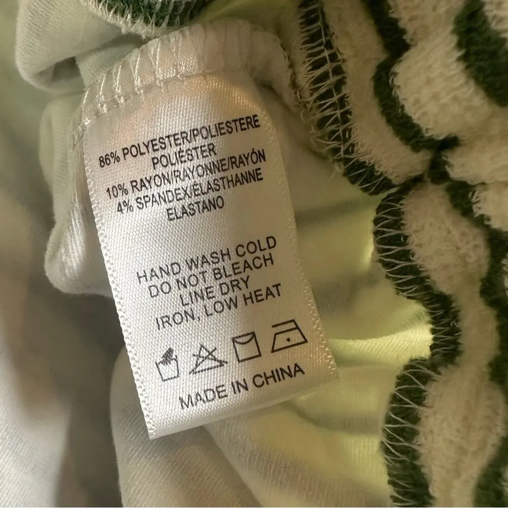 Anthro Sunday in Brooklyn Scoop Neck Terry Striped Cropped Tank NEW - Image 6