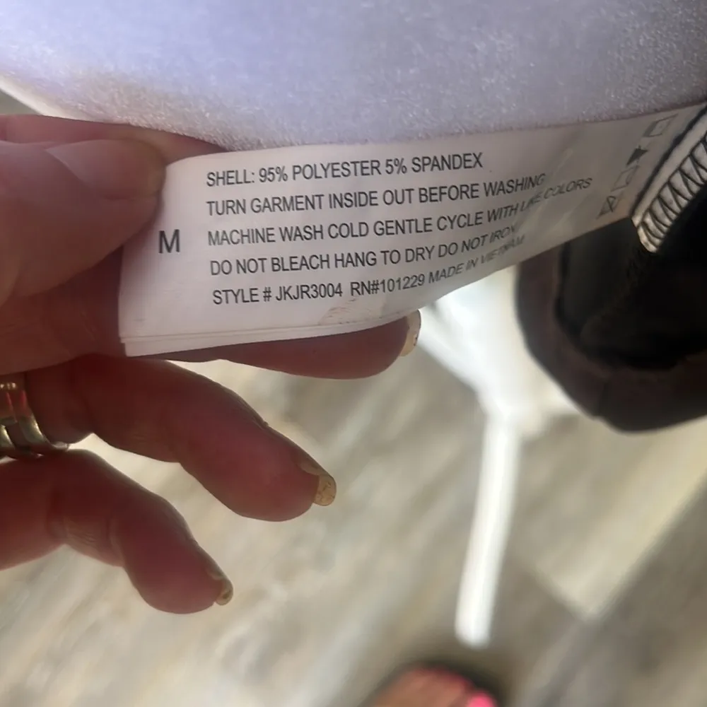 Stoosh  microfiber blazer jacket NWT size Medium coffee brown 2 button - Image 8