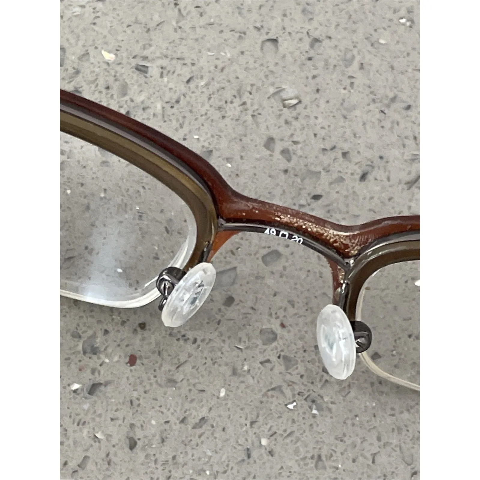 Hush Puppies H230 49-20-135 TO Tortoise Half rim Eyeglasses Frames ONLY - Image 10