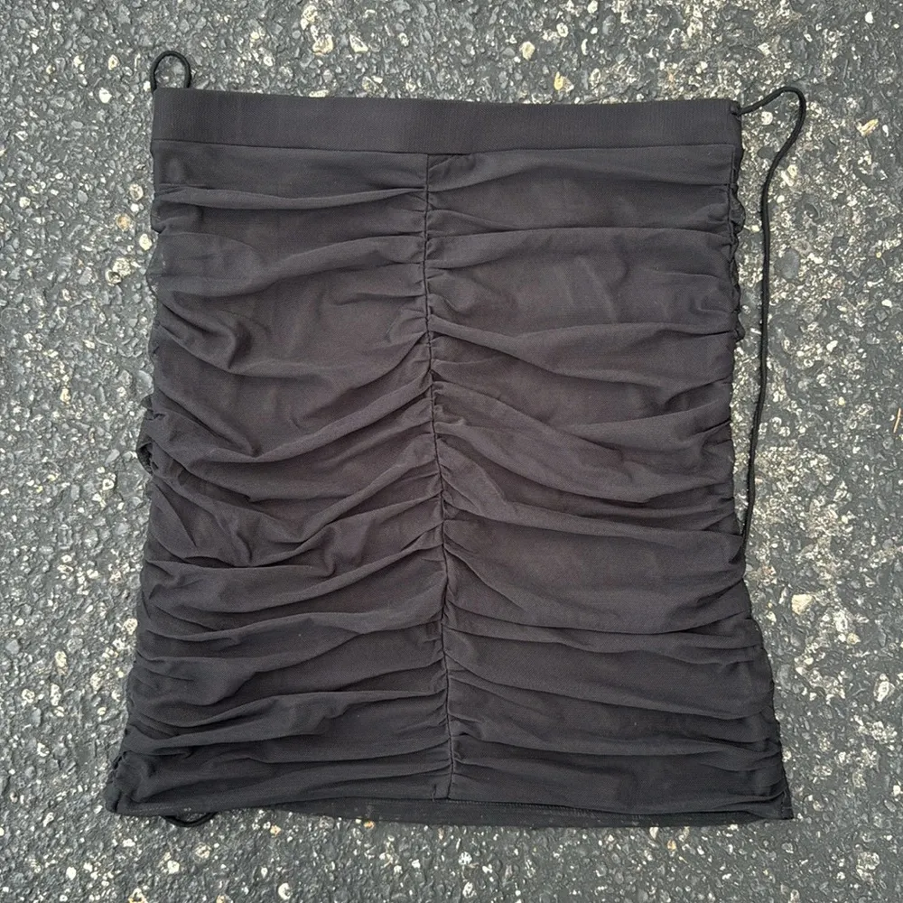 Princess Polly Black Ruched Mini Skirt 8 - Image 5