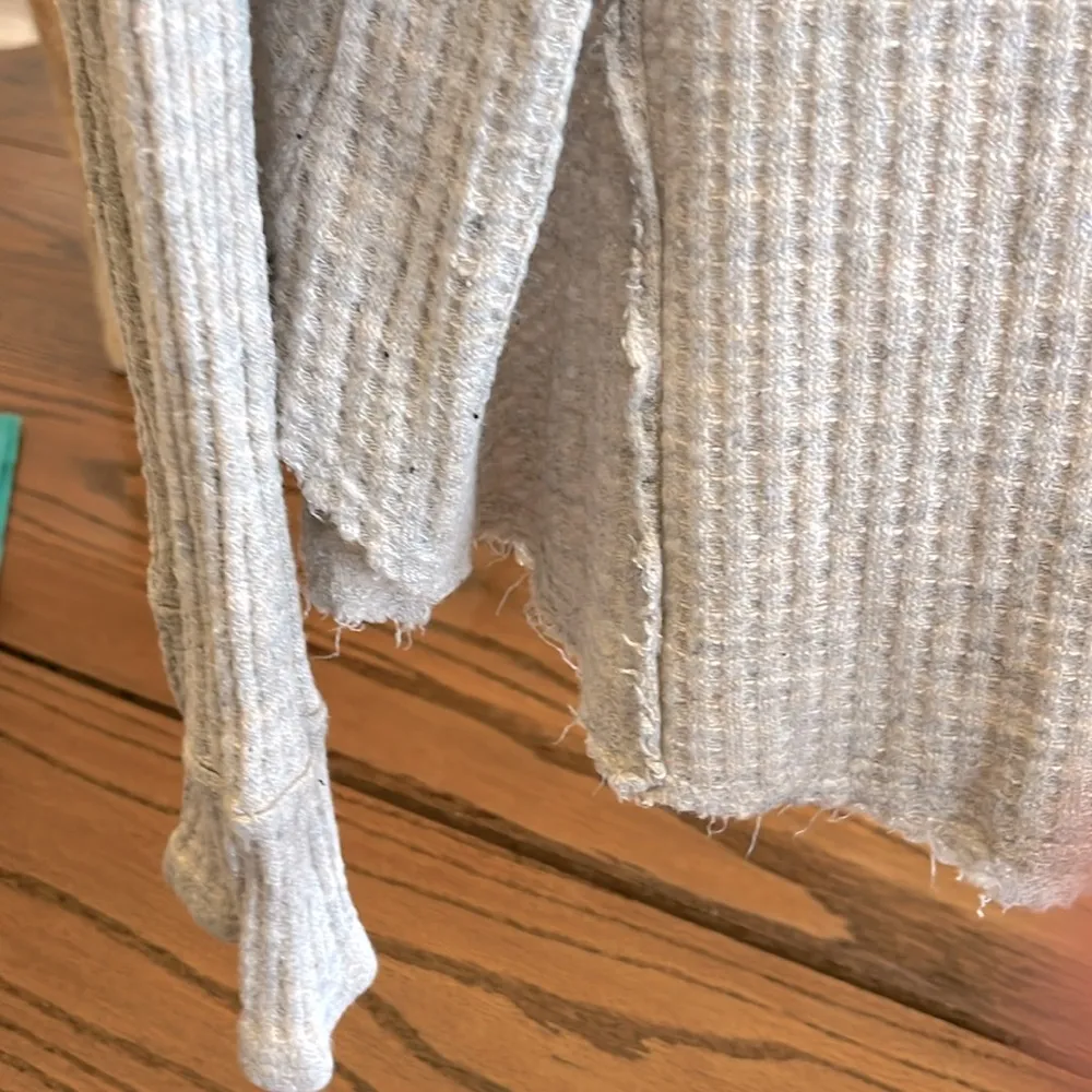 Before You Waffle Oversized Long Sleeve Top Multiple - Image 4