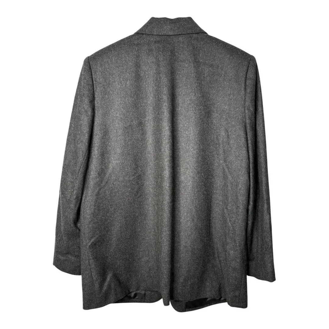 Sag Harbor Petite Gray Wool‎ Blend Skirt Suit Set Business Career Women Size 16P - Image 5