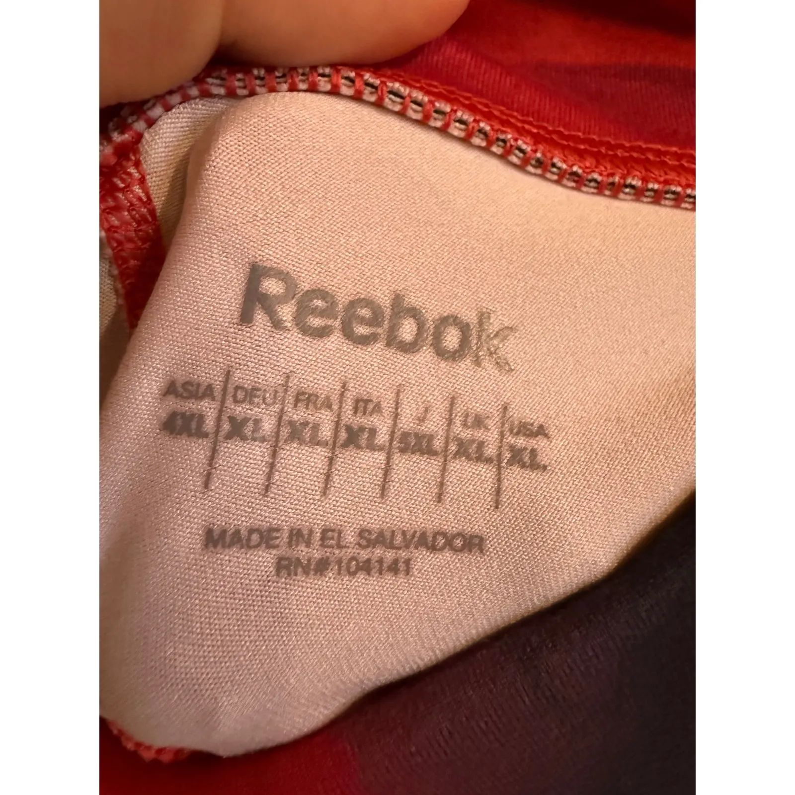 Reebok Women's Tie Dye Capri Leggings Athletic Workout Fitness Activewear XL - Image 3