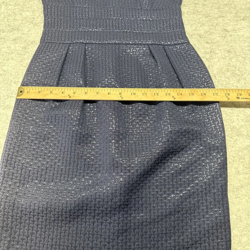 Banana Republic Dress Womens Size 2 Blue Sleeveless Cocktail Below Knee - Image 8