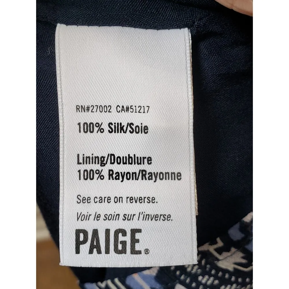 Paige Tank Dress Women's Large Multi Floral Ruffled Trim Tiered Adjustable Strap - Image 7