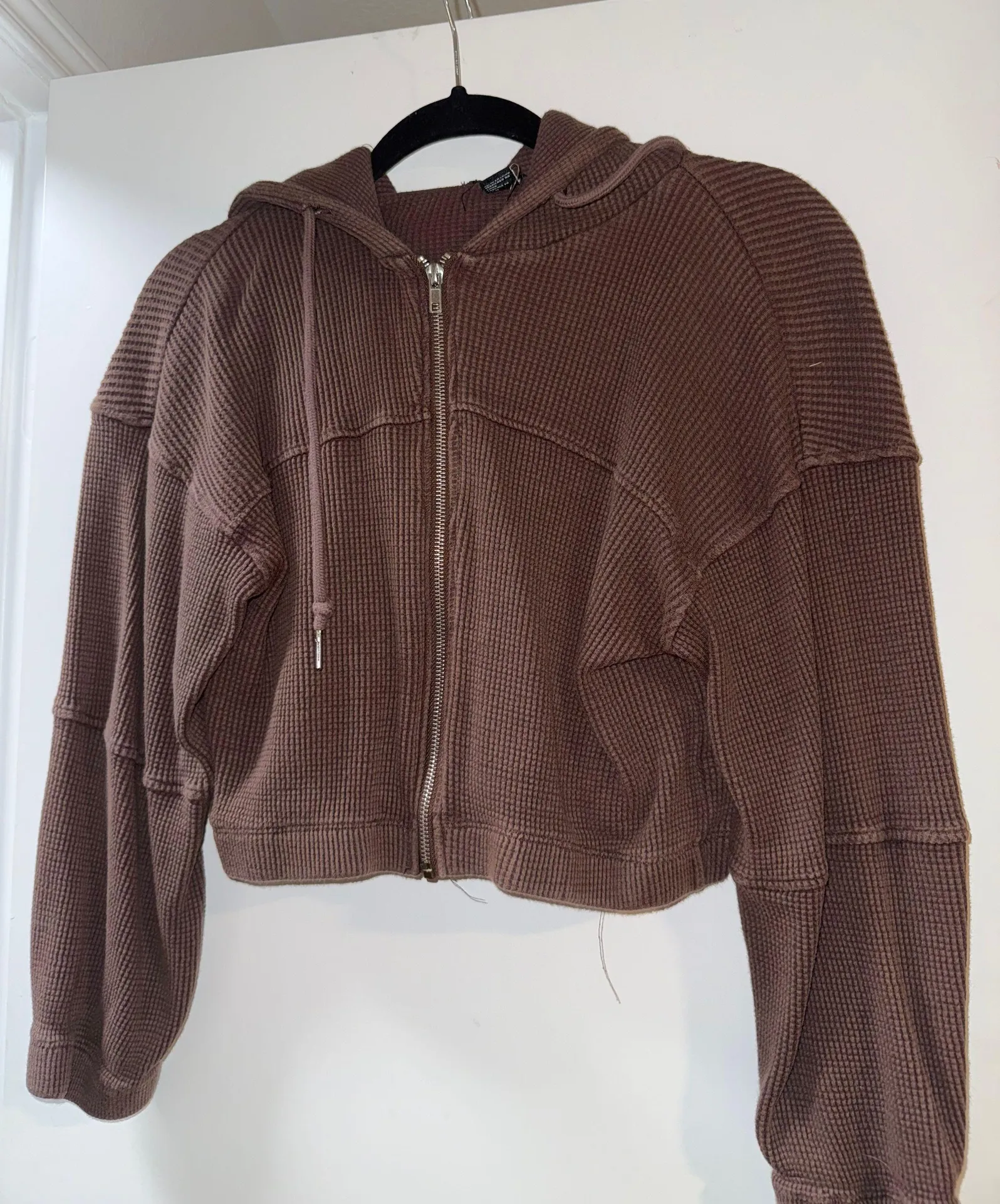 Cropped Jacket Brown - Image 2
