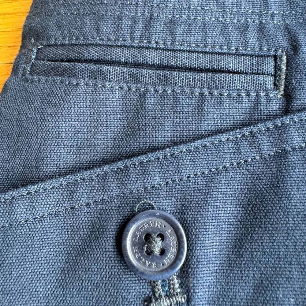 Lauren Ralph Lauren Womens Size 12 Navy Pencil Skirt Back Buckle Business Casual Blue - Image 7