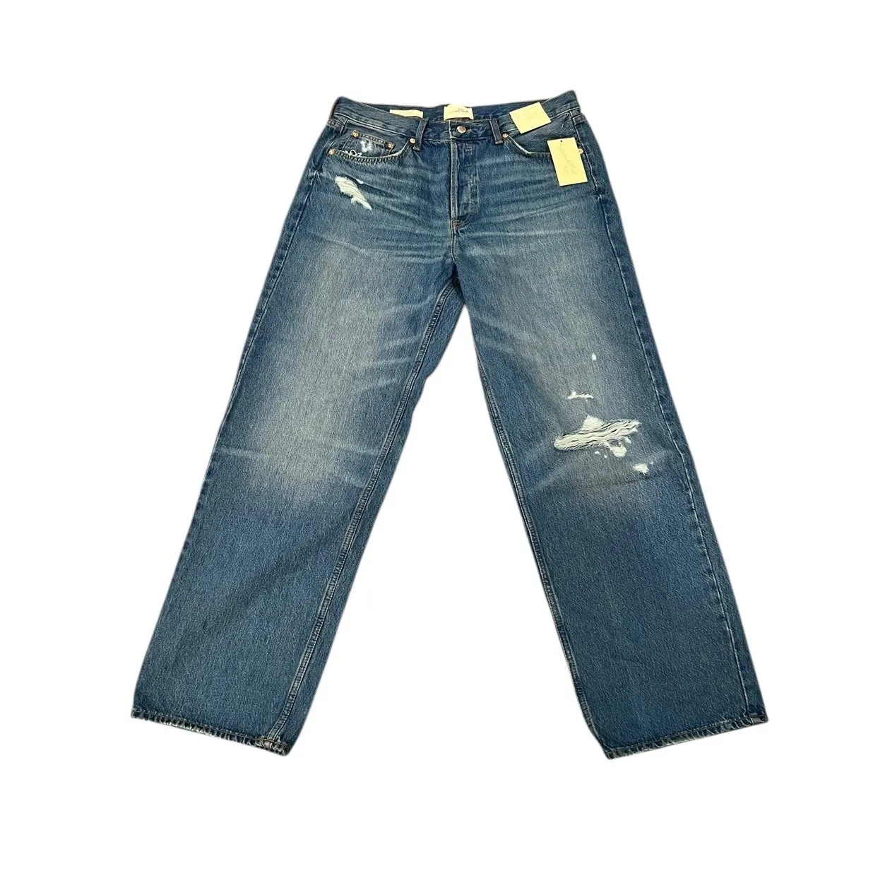 Universal Thread Women Mid Rise‎ Baggy Jeans Classic 90s Baggy Fit New 10 - Image 3